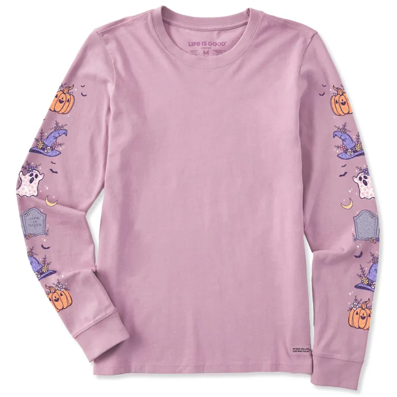 Women's Doodle Halloween Long Sleeve Crusher Tee sold by Life is Good