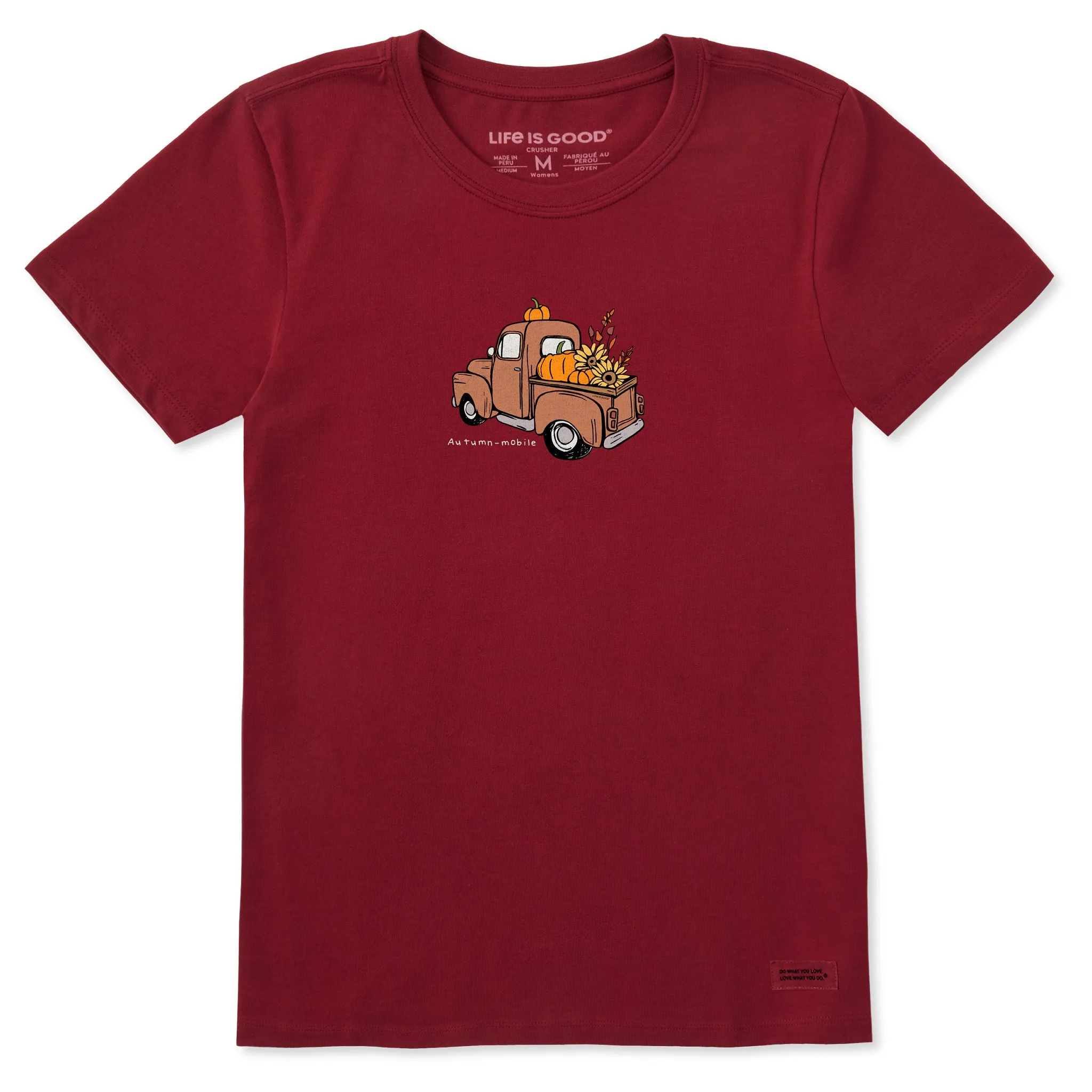 Women's Autumn-mobile Short Sleeve Crusher Tee sold by Life is Good