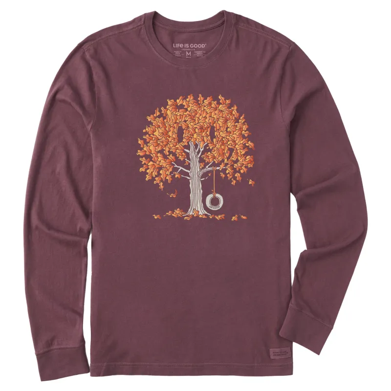 Men's Fall Tire Swing Long Sleeve Crusher Tee sold by Life is Good