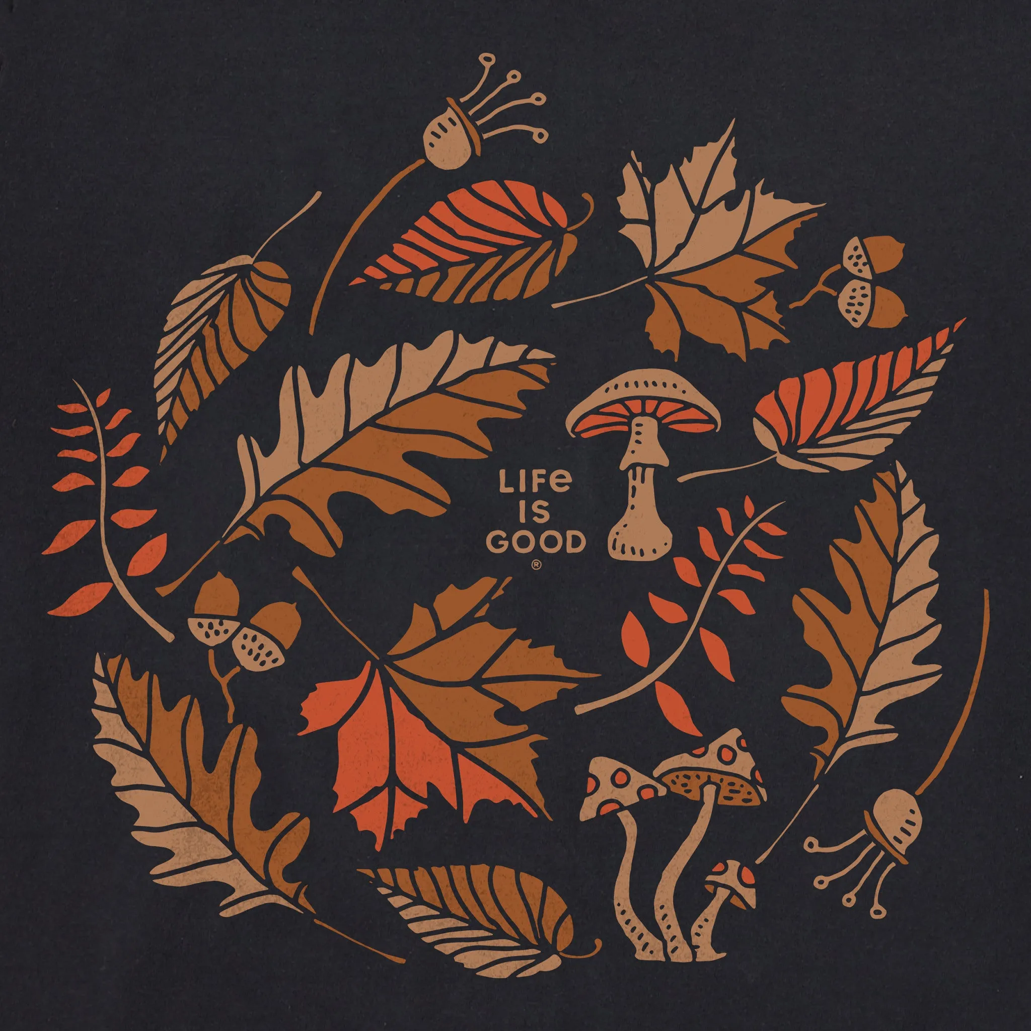 Men's Forest Delights Medley Short Sleeve Crusher Tee sold by Life is Good product image thumbnail 4