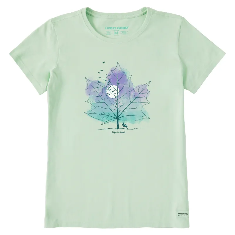 Women's Maple Swing Short Sleeve Crusher Tee sold by Life is Good