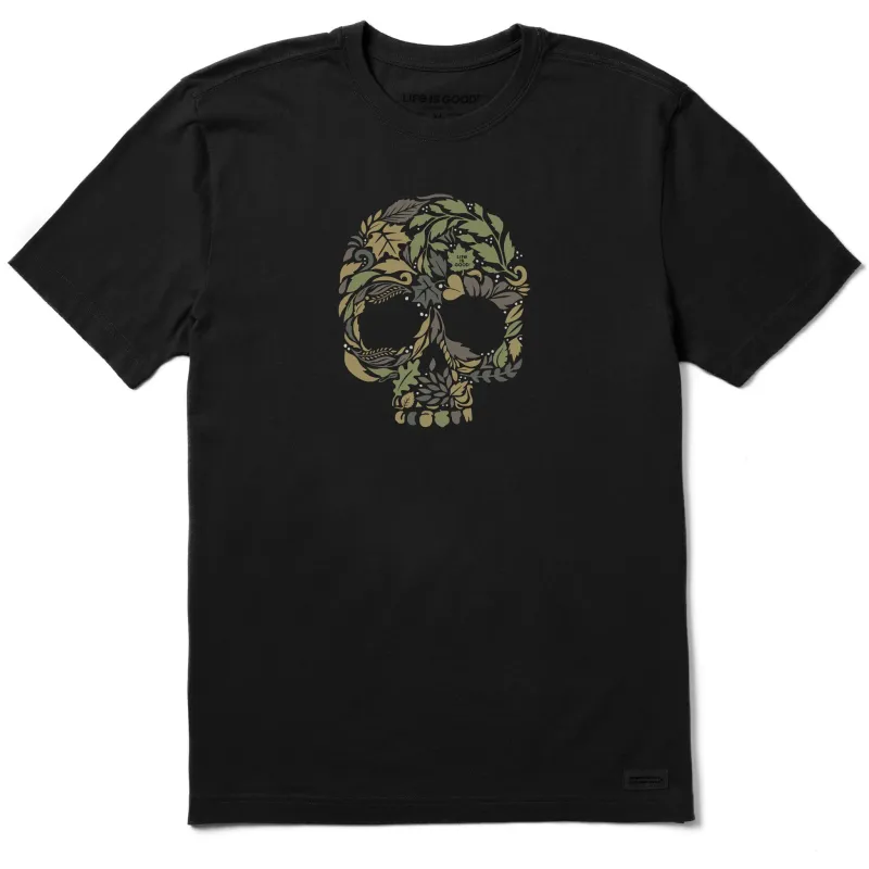 Men's Autumn Skull Short Sleeve Crusher Tee sold by Life is Good