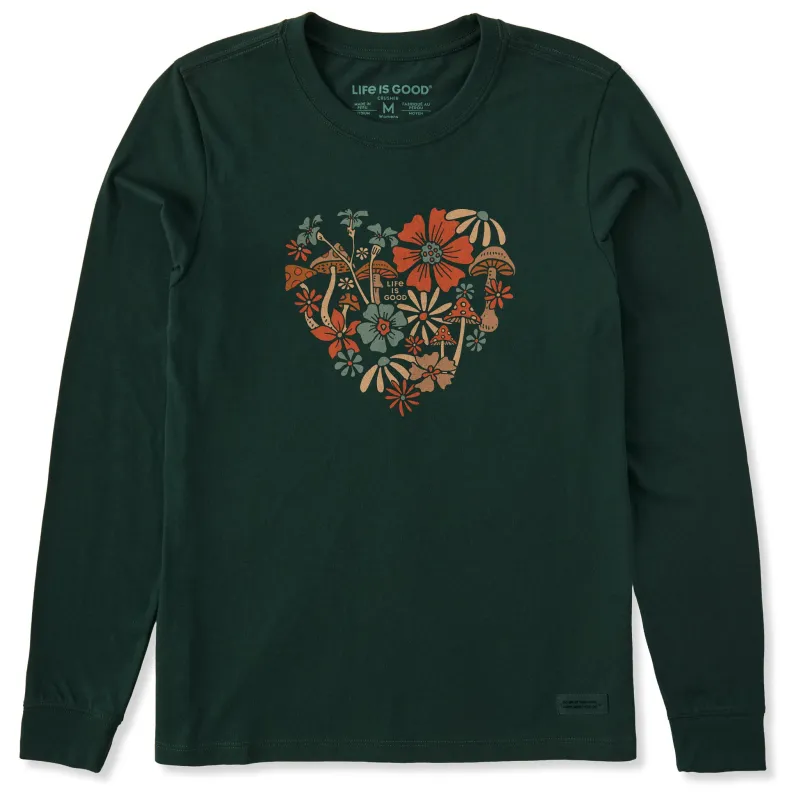Women's Nature's Bountiful Love Long Sleeve Crusher Tee made by Life is Good