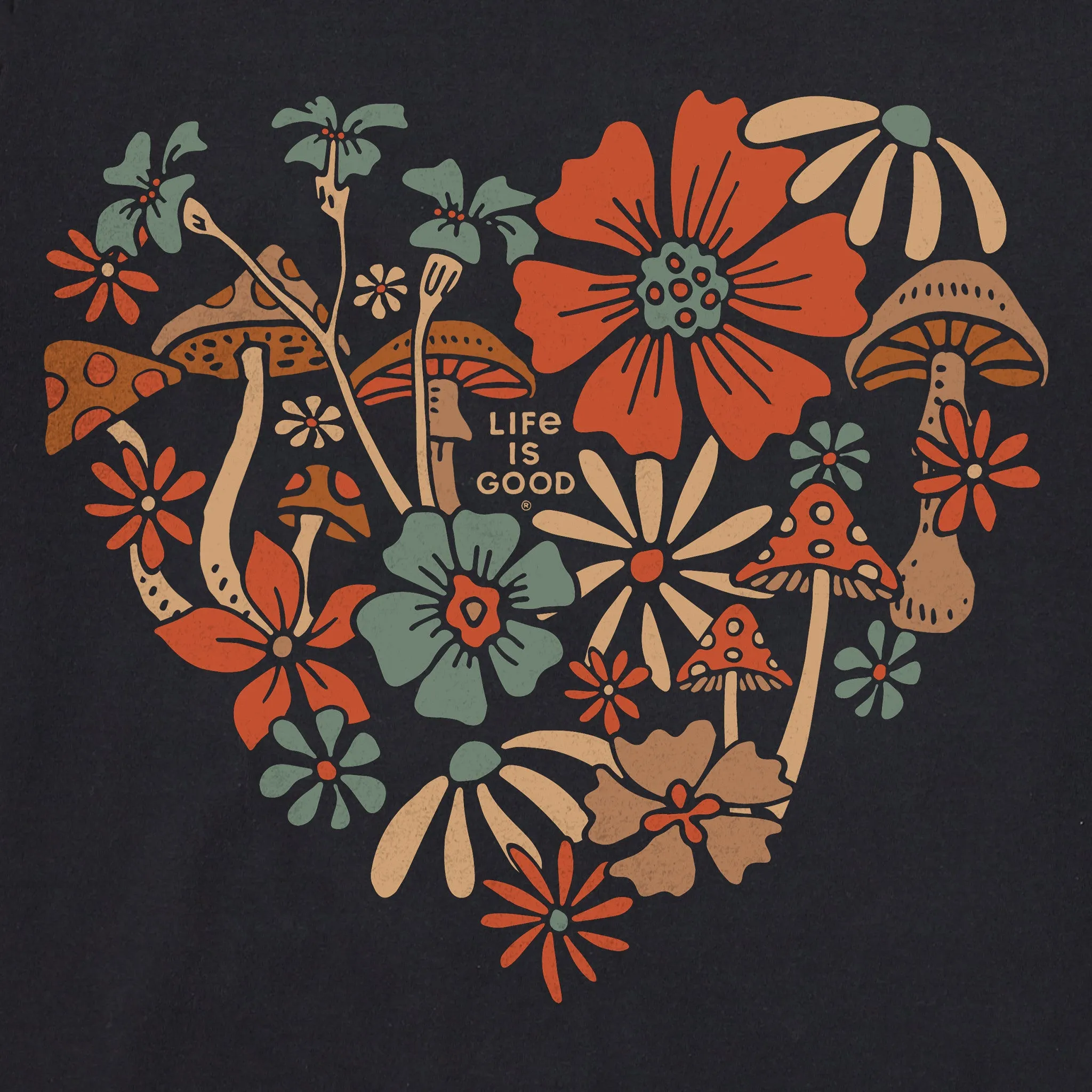 Women's Nature's Bountiful Love Simply True Fleece Hoodie sold by Life is Good product image thumbnail 2