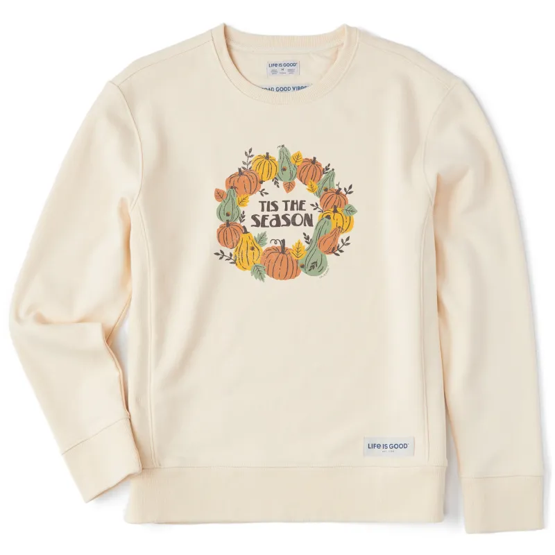 Women's Tis the Season Simply True Fleece Crew sold by Life is Good