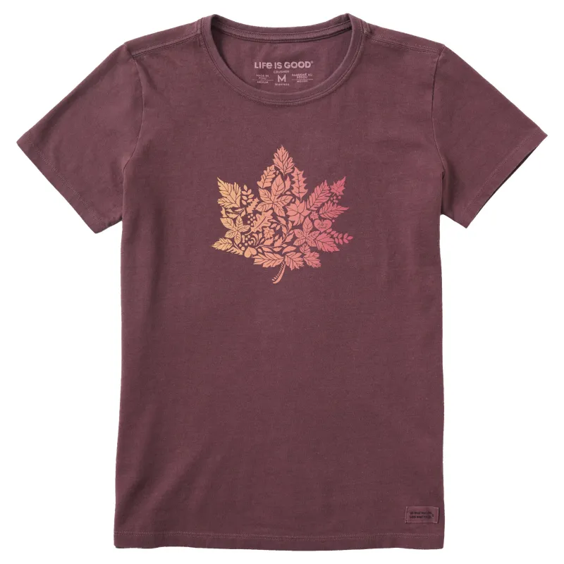 Women's Leaf of Leaves Short Sleeve Crusher Tee sold by Life is Good