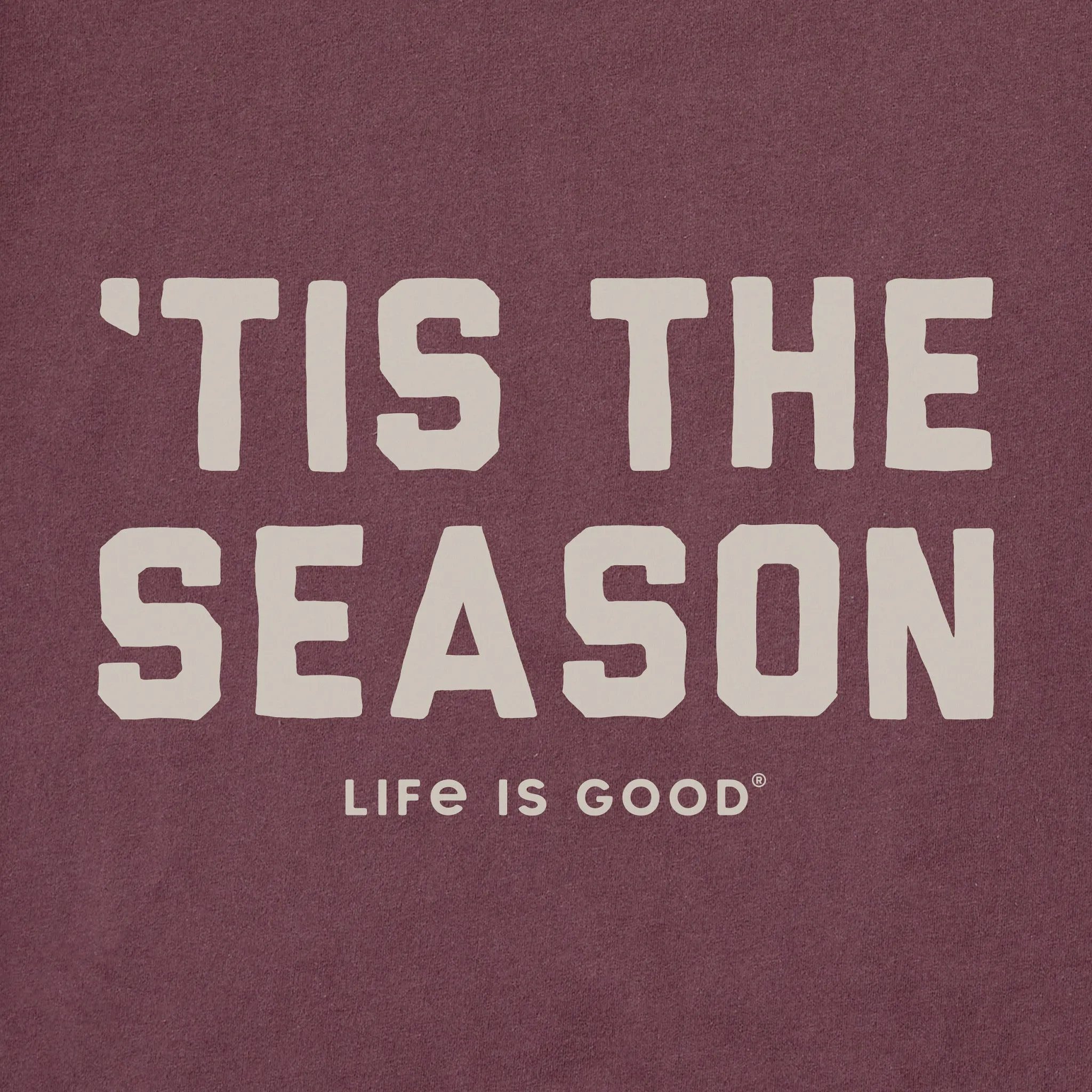 Women's 'Tis the Season Football Long Sleeve Crusher Tee sold by Life is Good product image thumbnail 2