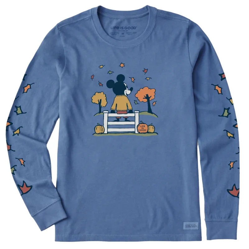 Women's Sitting on the Fence Willie Long Sleeve Crusher Tee sold by Life is Good