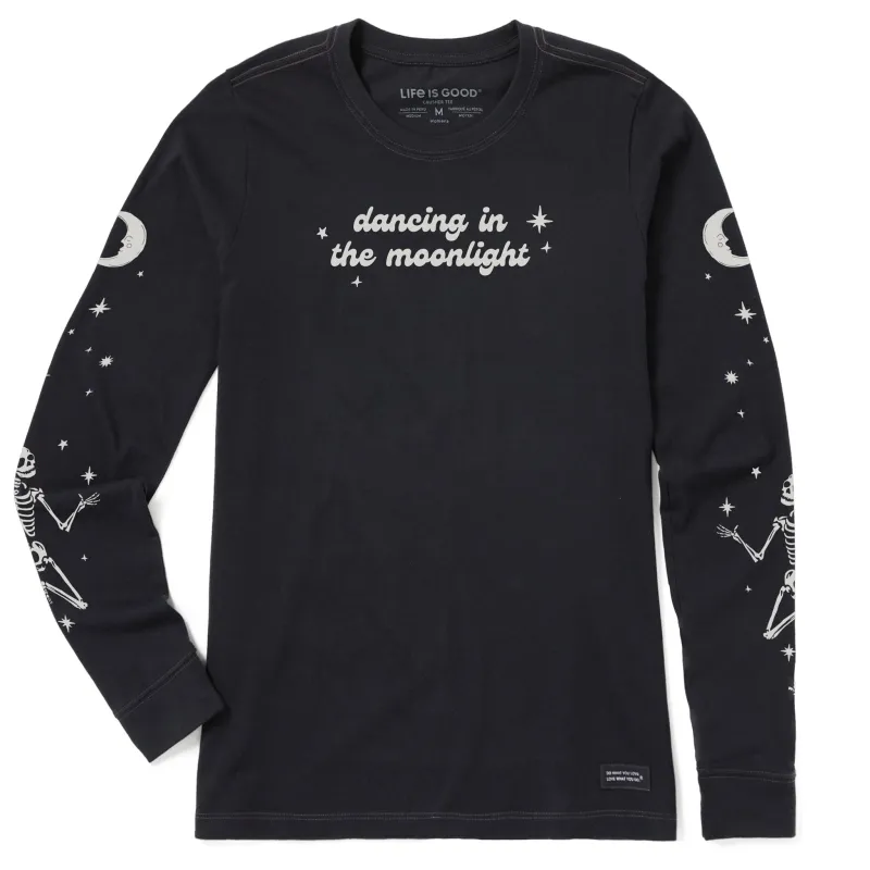 Women's Dancing in the Moonlight Long Sleeve Crusher Tee made by Life is Good