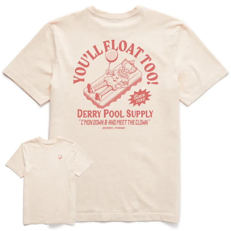 Men's You'll Float Too! Short Sleeve Crusher Tee sold by Life is Good