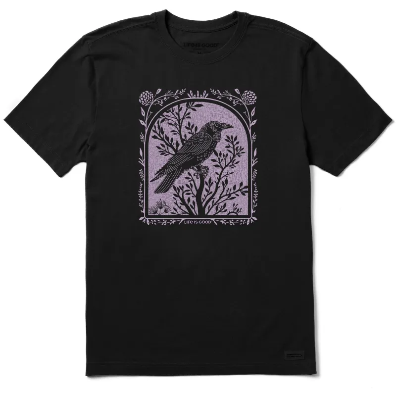 Men's Lone Raven Short Sleeve Crusher Tee sold by Life is Good