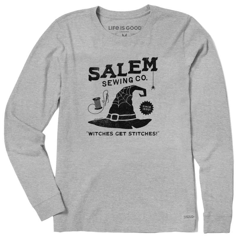 Women's Salem Sewing Co. Long Sleeve Crusher Tee sold by Life is Good
