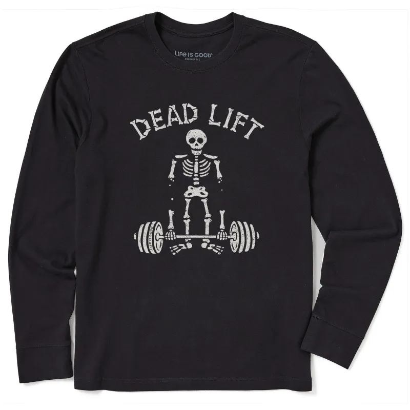 Men's Dead Lift Long Sleeve Crusher Tee sold by Life is Good
