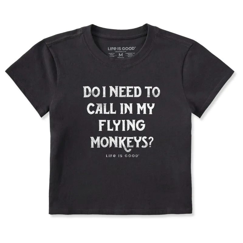 Women's FLYING MONKEY Crusher-LITE Shrunken Tee sold by Life is Good