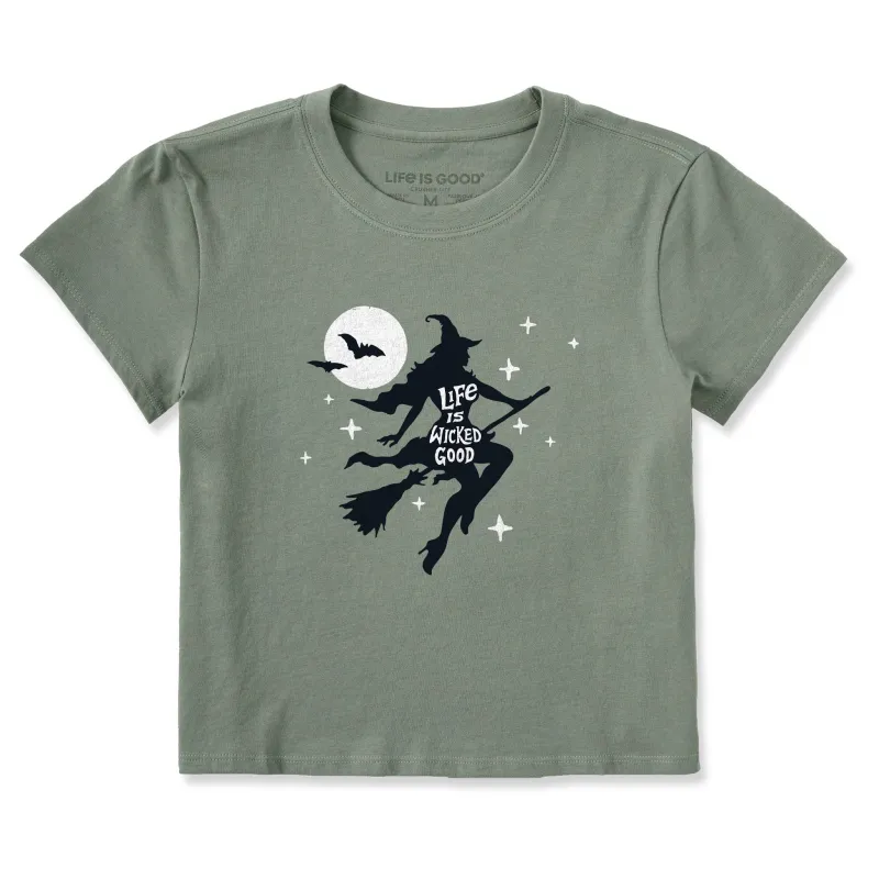 Women's Life is Wicked Good Crusher-LITE Shrunken Tee sold by Life is Good