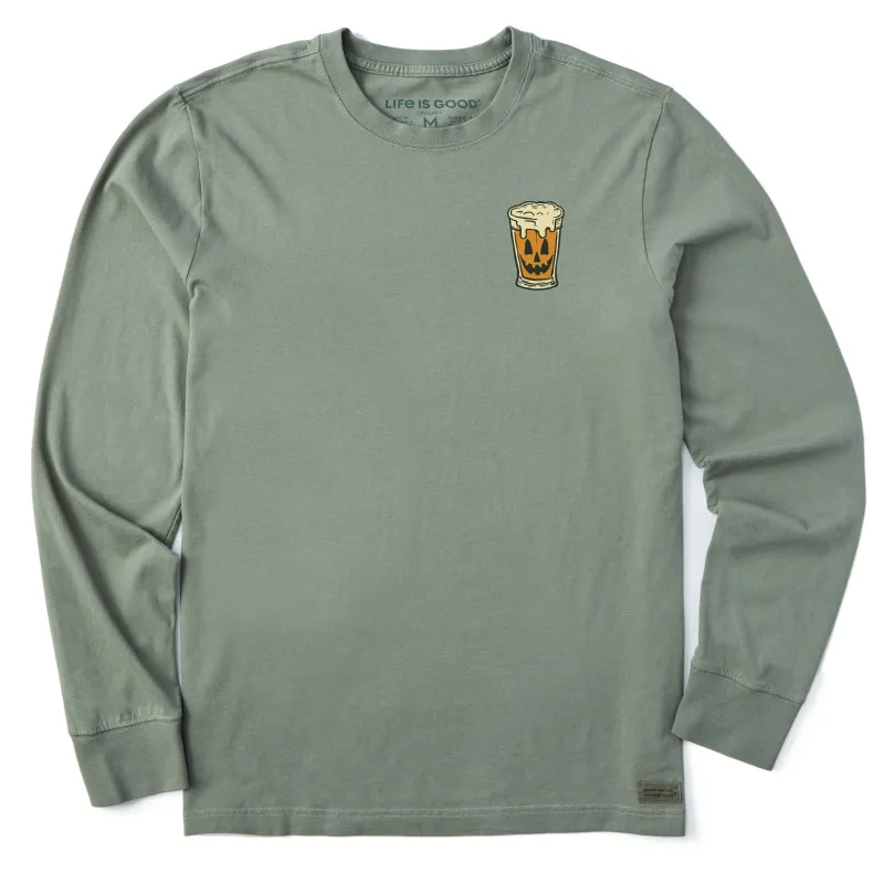 Men's Hoppy Halloween Mini Long Sleeve Crusher Tee made by Life is Good