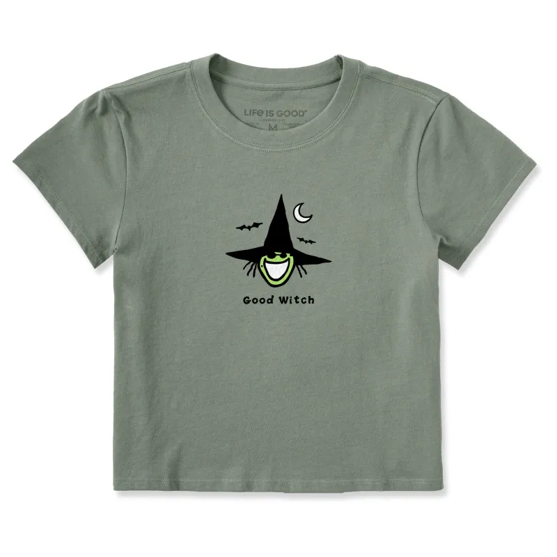 Women's Good Witch Crusher-LITE Shrunken Tee sold by Life is Good