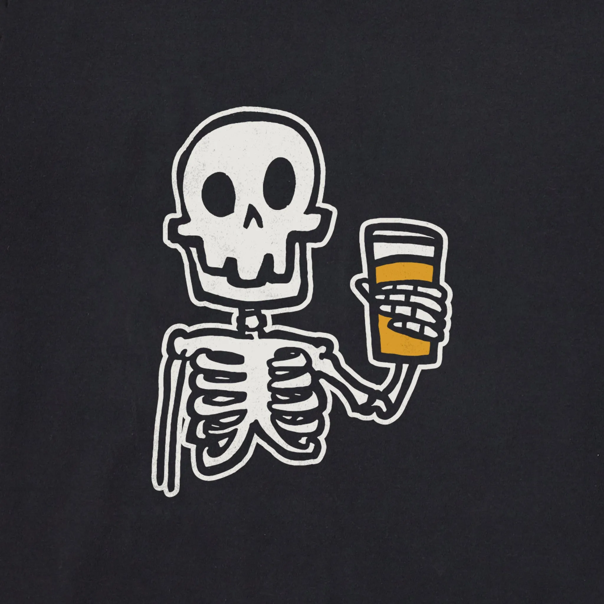 Women's Skeleton w Beer Crusher-LITE Shrunken Tee sold by Life is Good product image thumbnail 2