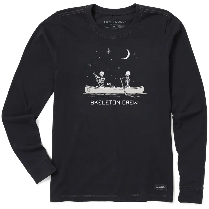 Women's Skeleton Crew Long Sleeve Crusher Tee sold by Life is Good
