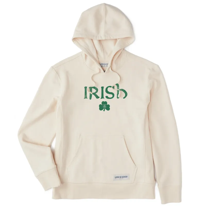 Women's Irish Clover 2 Simply True Fleece Hoodie sold by Life is Good