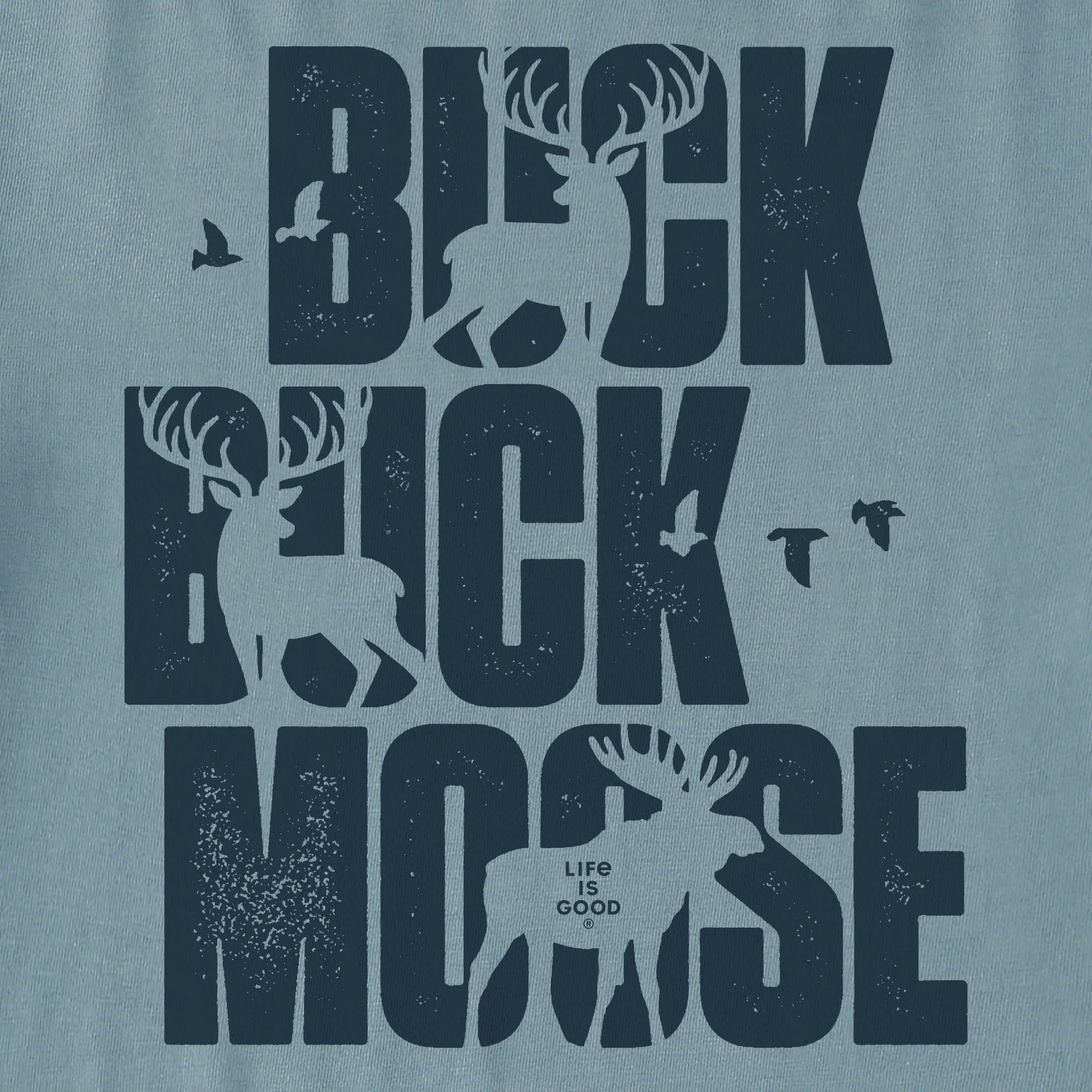Men's Typeout Buck Buck Moose Bold Short Sleeve Tee sold by Life is Good product image thumbnail 5