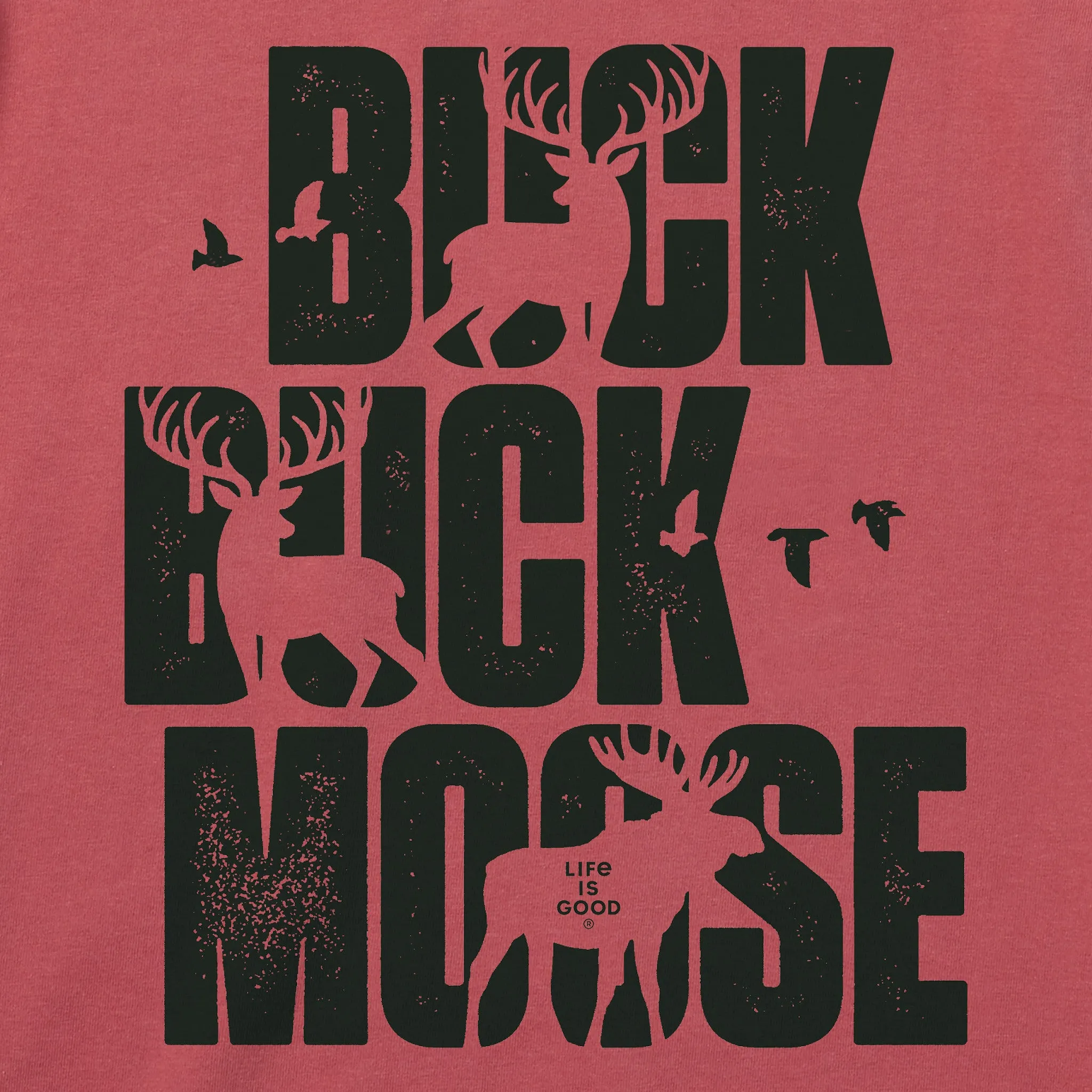 Men's Typeout Buck Buck Moose Bold Short Sleeve Tee sold by Life is Good product image thumbnail 2