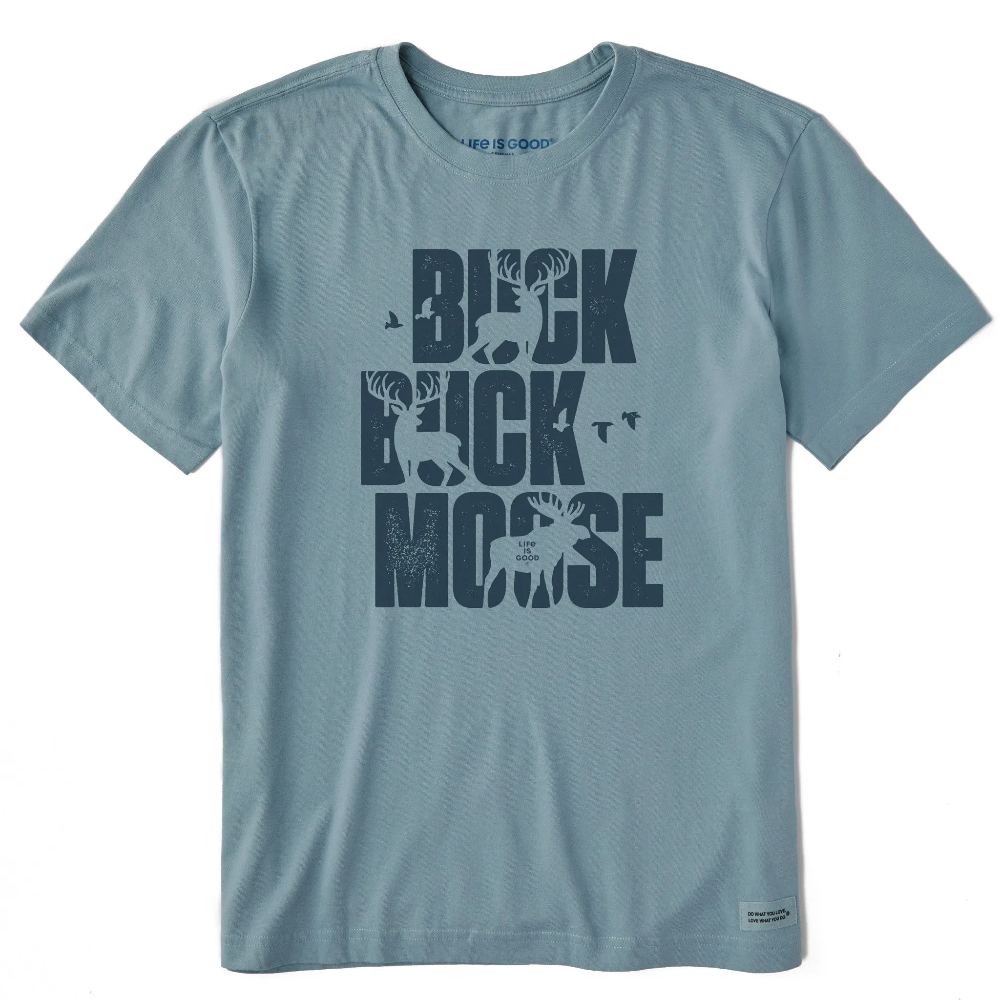 Men's Typeout Buck Buck Moose Bold Short Sleeve Tee sold by Life is Good product image thumbnail 3