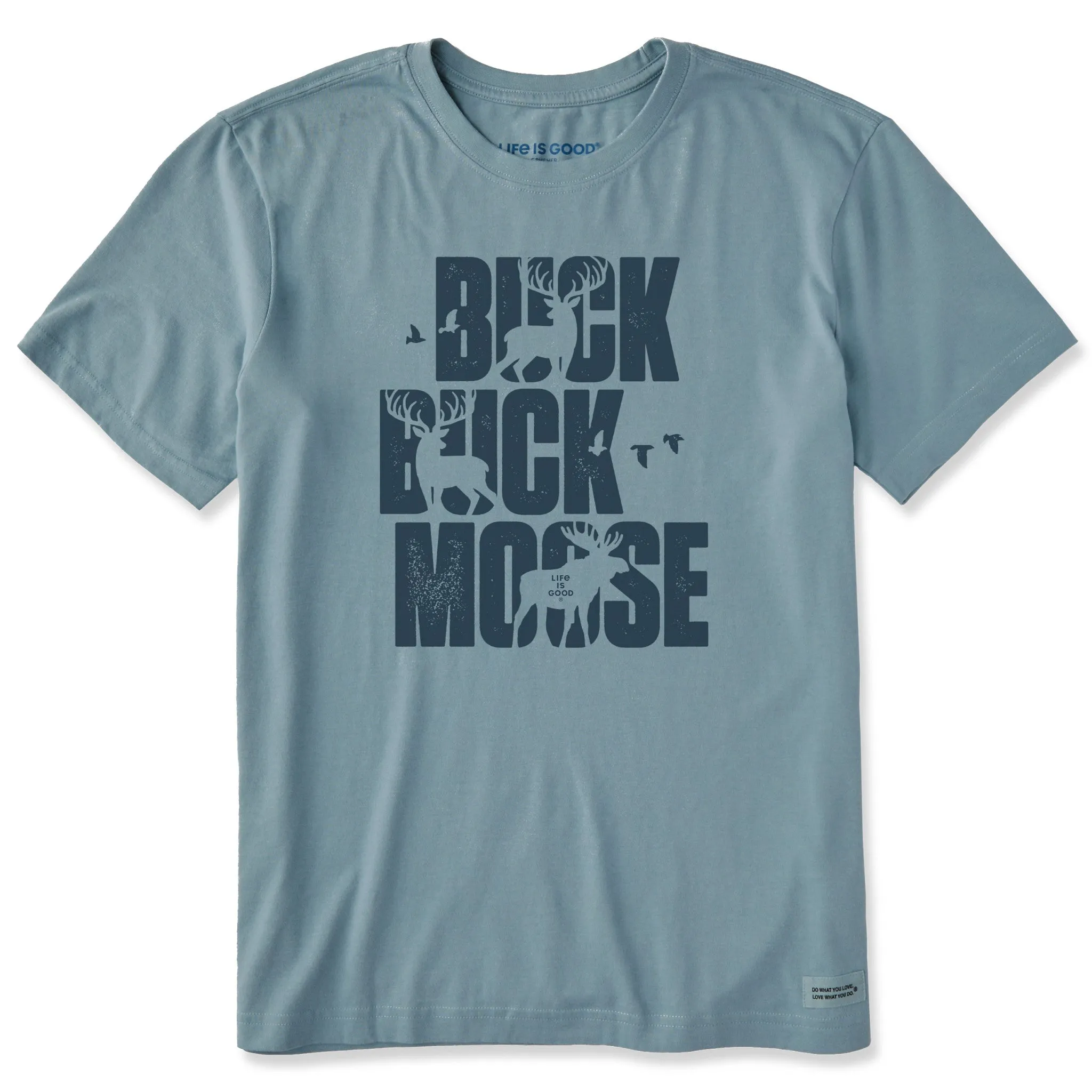 Men's Typeout Buck Buck Moose Bold Short Sleeve Tee sold by Life is Good product image thumbnail 4