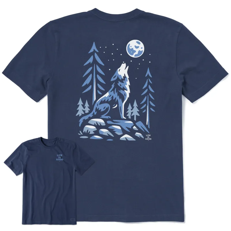 Men's Lone Wolf Short Sleeve Tee sold by Life is Good