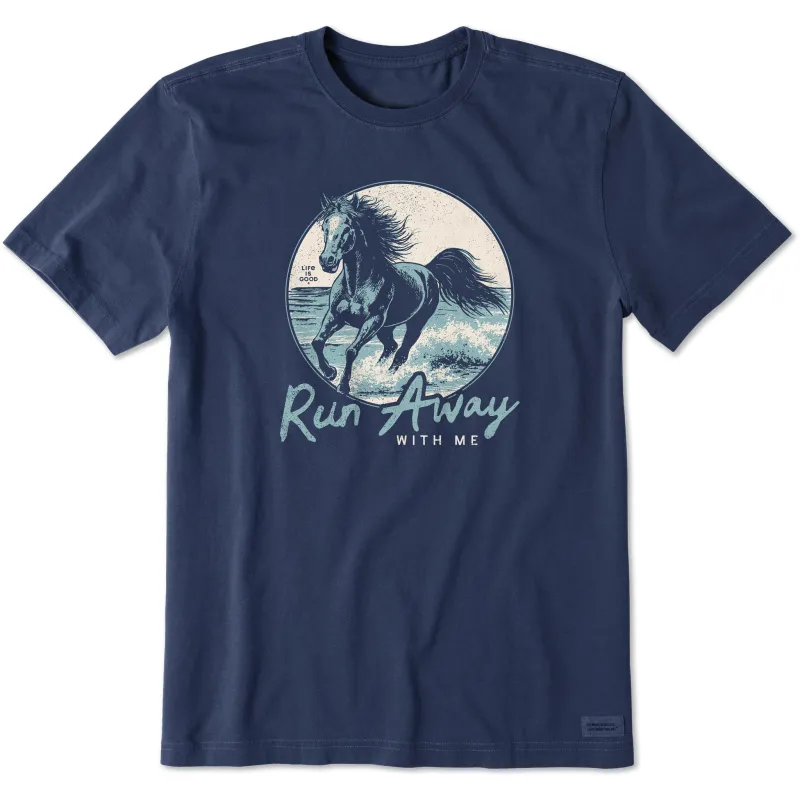 Men's Run Away With Me Short Sleeve Tee sold by Life is Good