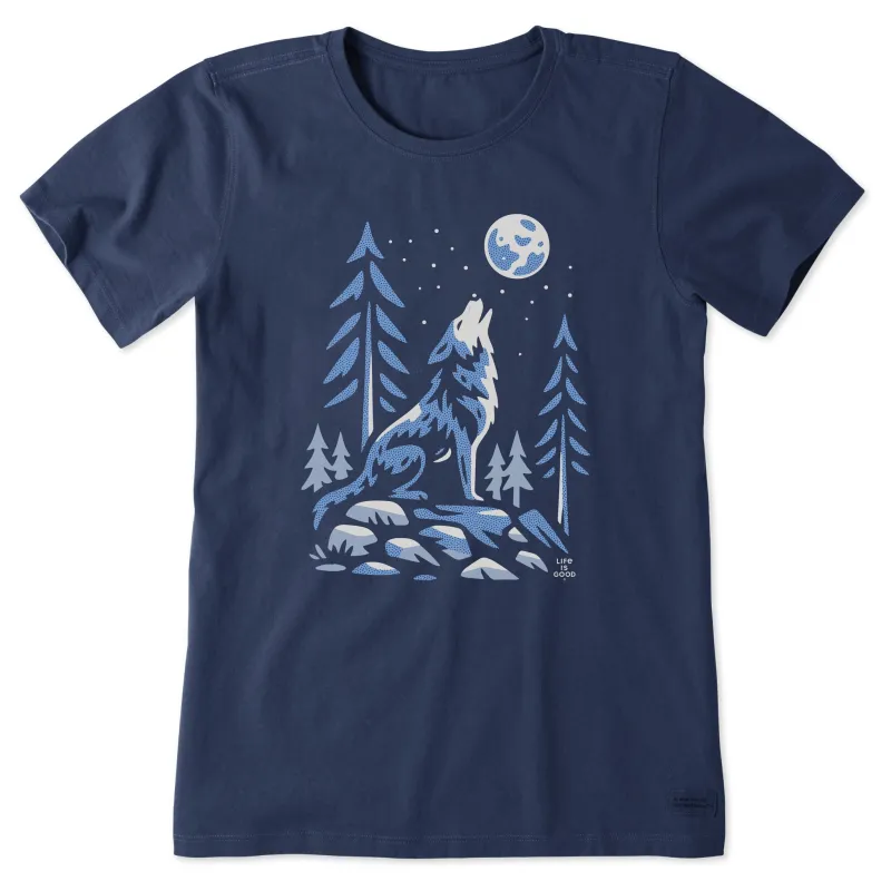 Women's Lone Wolf Short Sleeve Tee sold by Life is Good