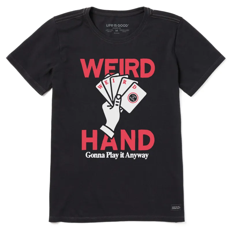 Women's Weird Hand Short Sleeve Tee sold by Life is Good