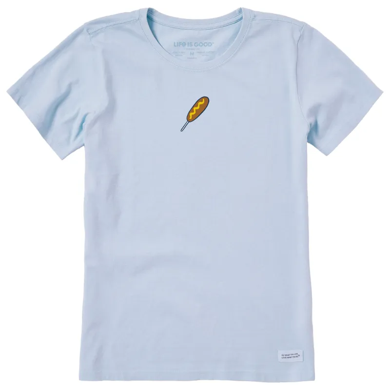 Women's Corndog Short Sleeve Crusher Tee sold by Life is Good