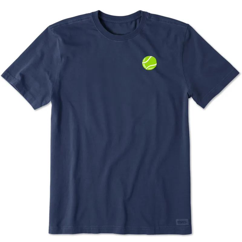 Men's Tennis Ball Short Sleeve Tee sold by Life is Good