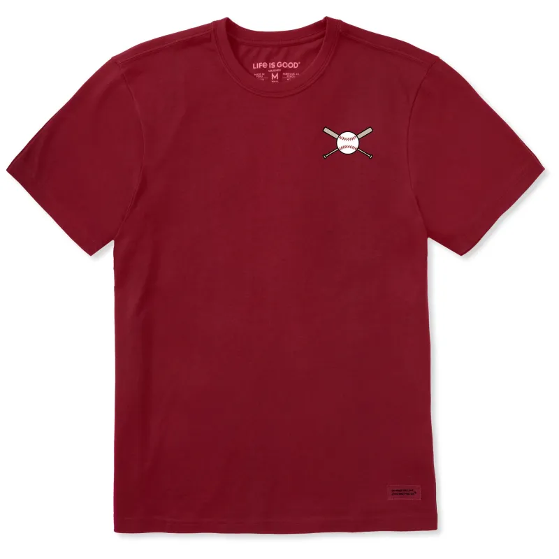 Men's Baseball Graphic Short Sleeve Crusher Tee sold by Life is Good