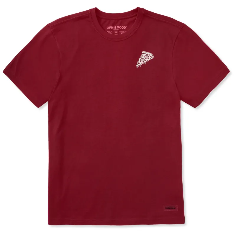 Men's Pizza Short Sleeve Crusher Tee sold by Life is Good