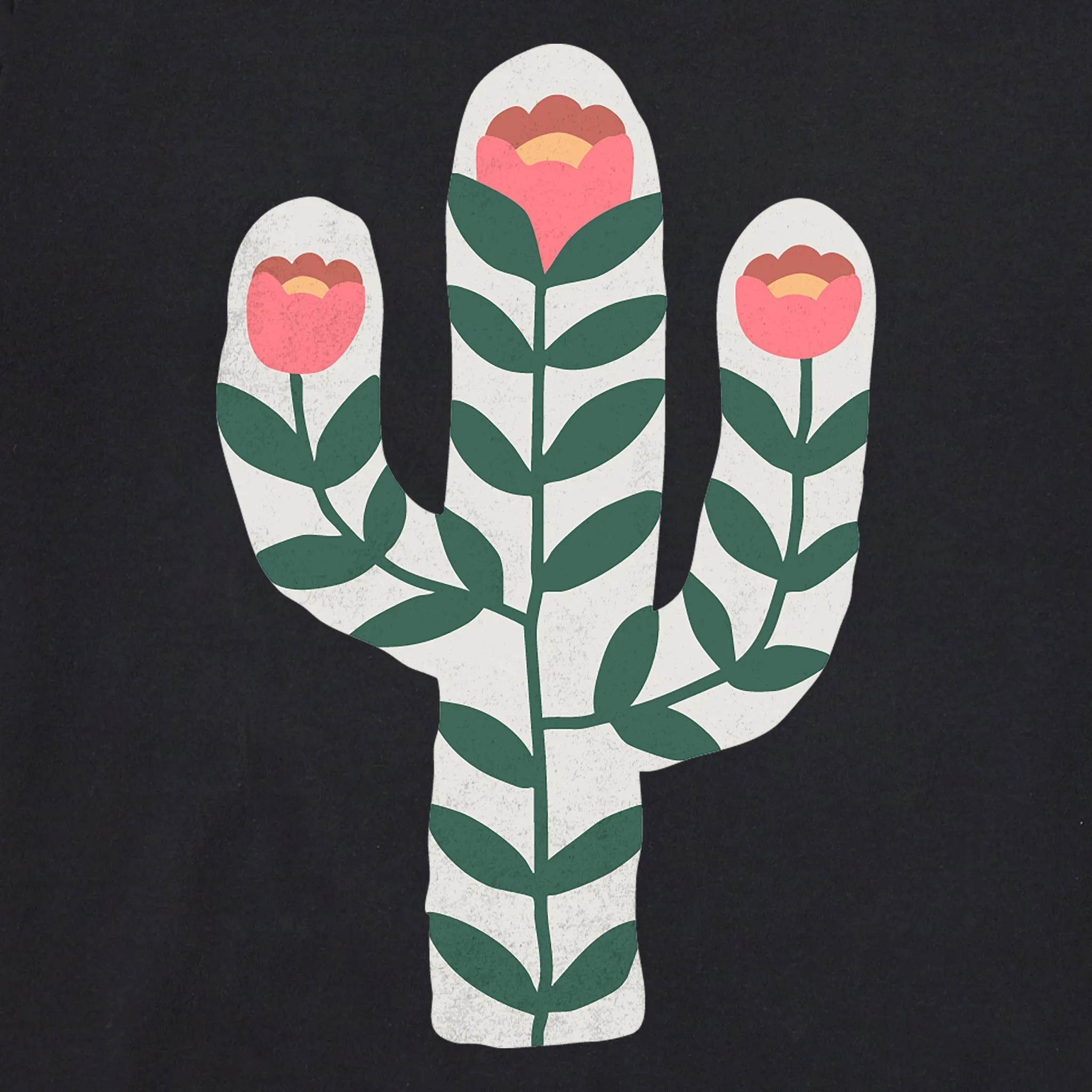 Women's Western Flower Cactus Short Sleeve Tee sold by Life is Good product image thumbnail 4