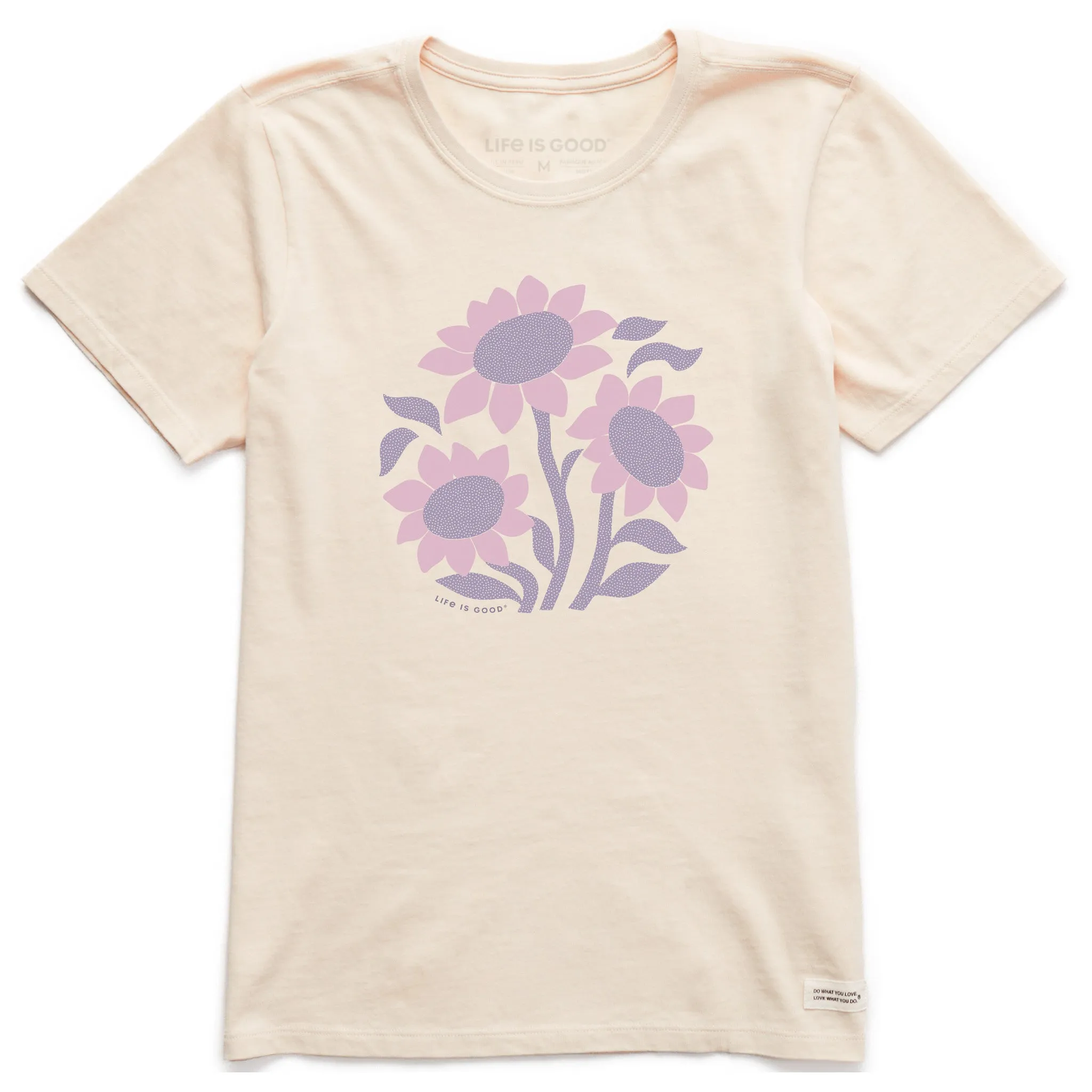 Women's Sunflower Circle Short Sleeve Crusher Tee sold by Life is Good
