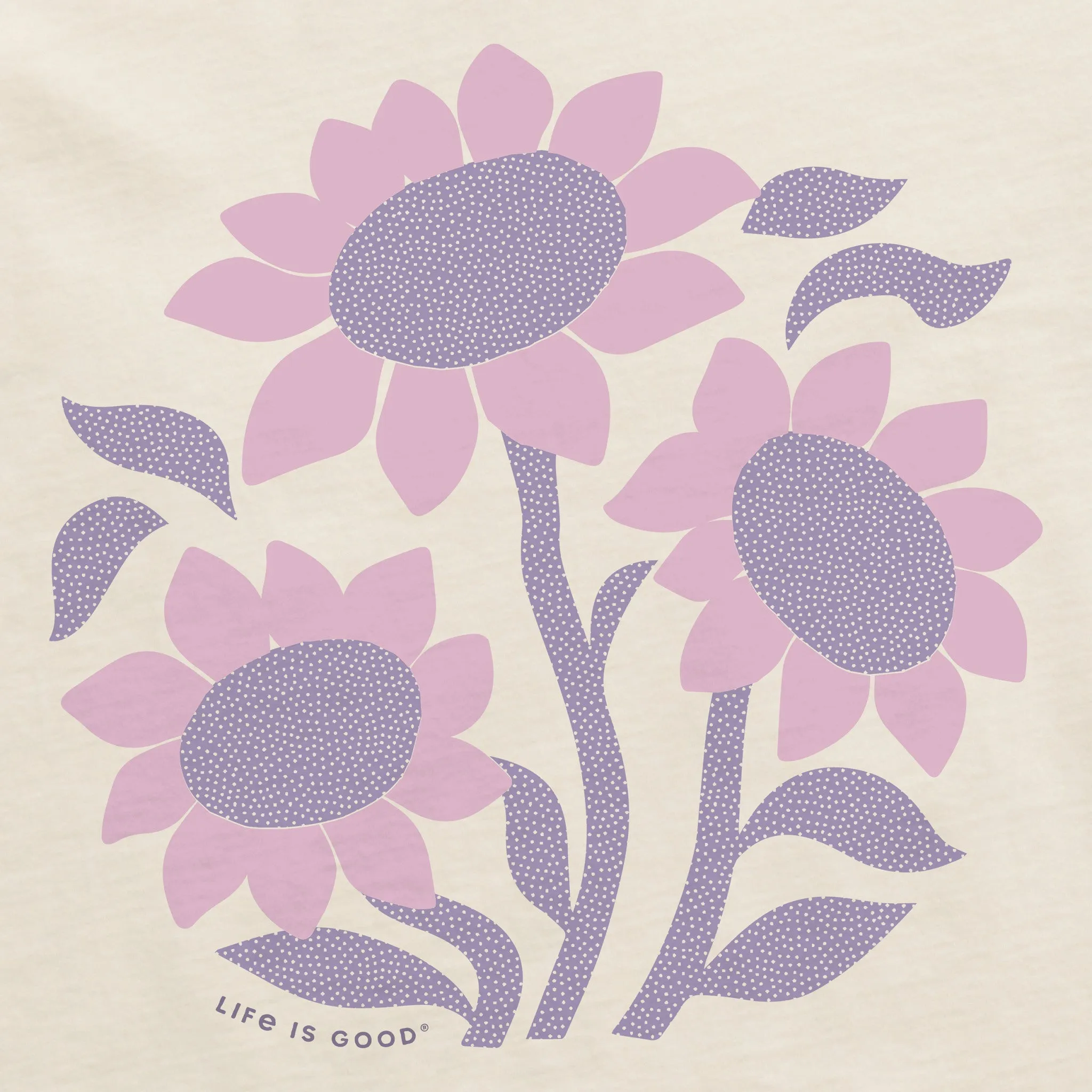 Women's Sunflower Circle Short Sleeve Crusher Tee sold by Life is Good product image thumbnail 2