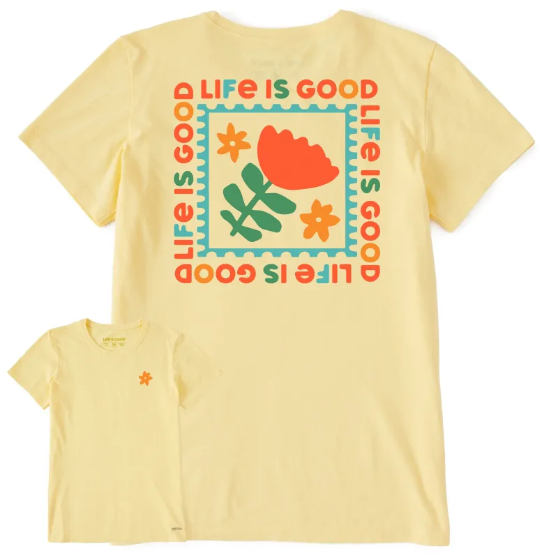 Women's Tulip Square Short Sleeve Crusher Tee made by Life is Good