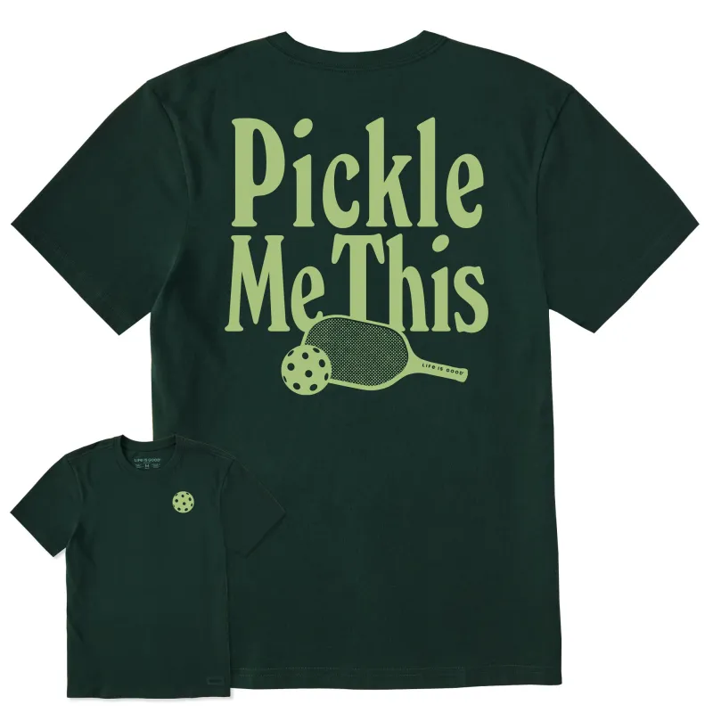 Men's Pickle Me This Short Sleeve Crusher Tee sold by Life is Good