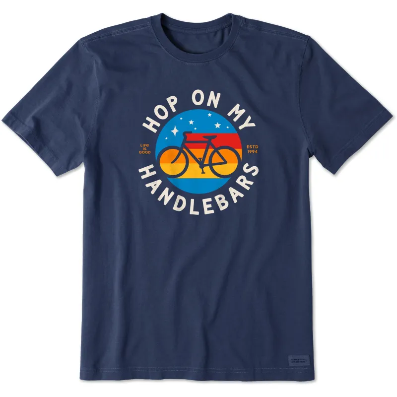 Men's Hop On My Handlebars Short Sleeve Tee sold by Life is Good