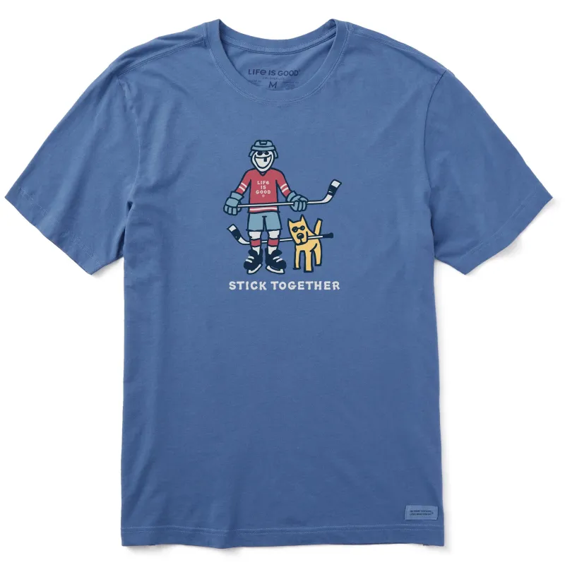 Men's Stick Together Short Sleeve Tee sold by Life is Good