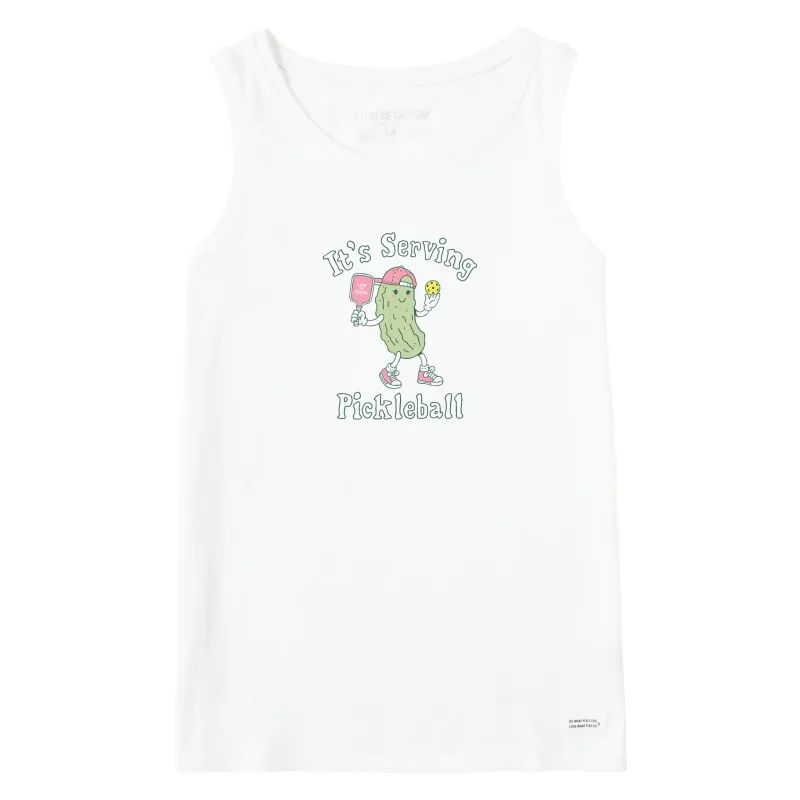 Women's It's Serving Pickleball Crusher Tank sold by Life is Good