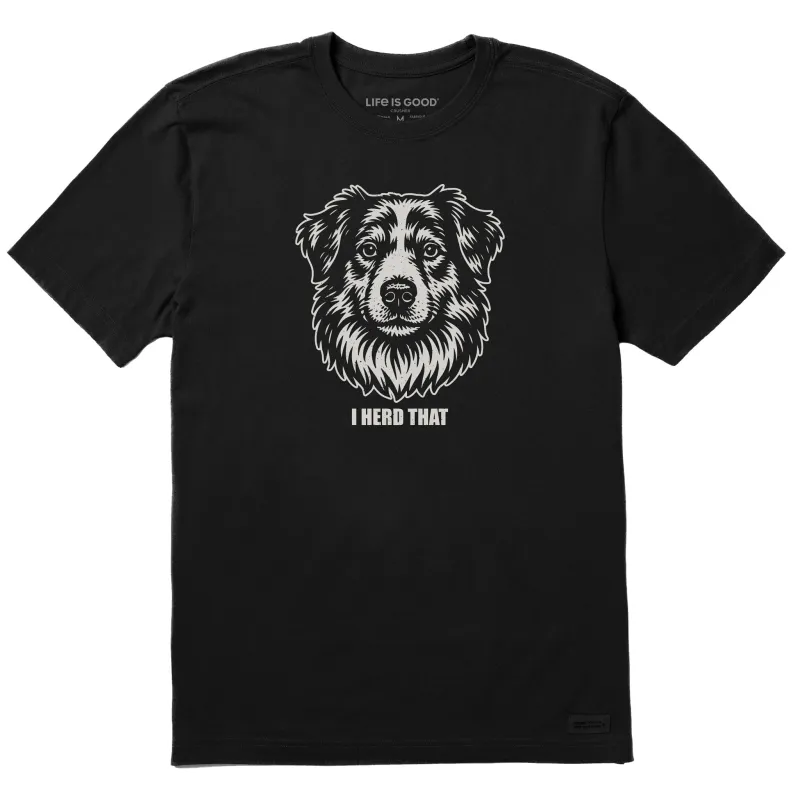 Men's Bert's Herd That Shepherd Short Sleeve Crusher Tee sold by Life is Good