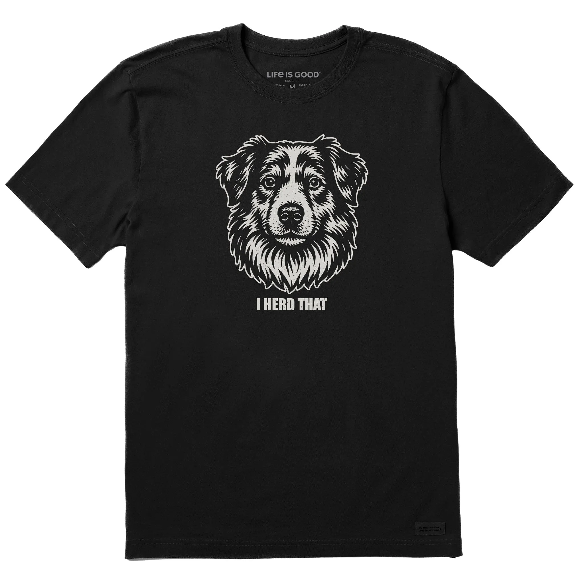 Men's Bert's Herd That Shepherd Short Sleeve Crusher Tee sold by Life is Good