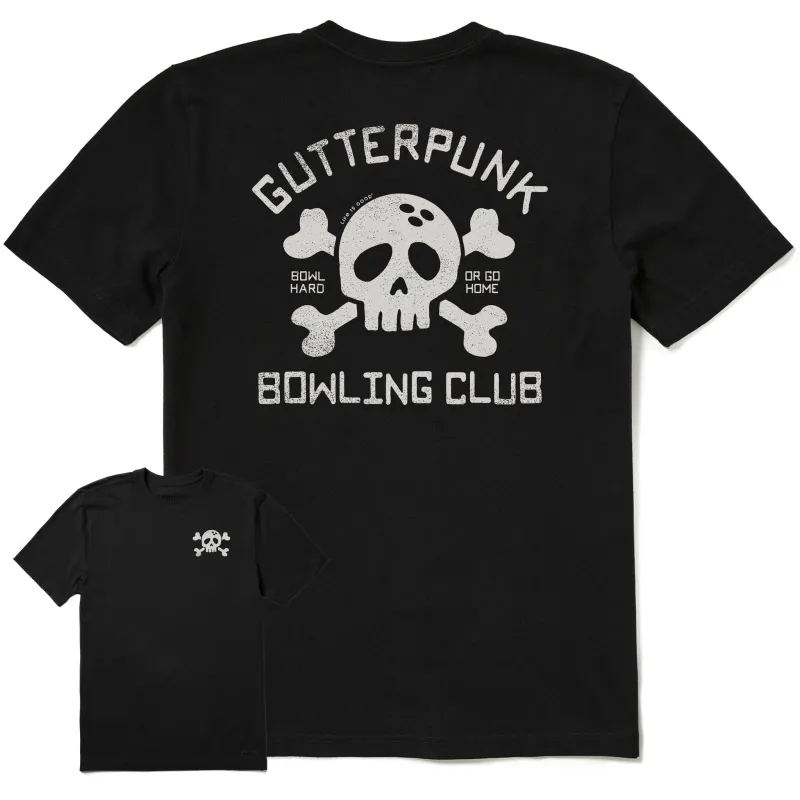 Men's Gutterpunk Bowling Club Short Sleeve Tee sold by Life is Good