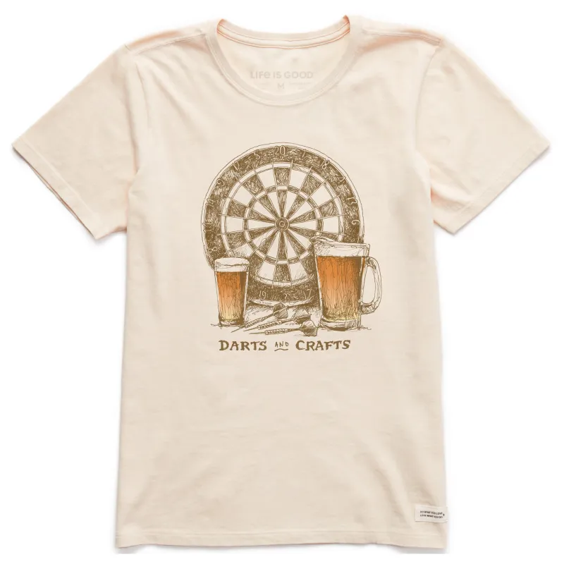 Women's Darts and Crafts Short Sleeve Crusher Tee sold by Life is Good