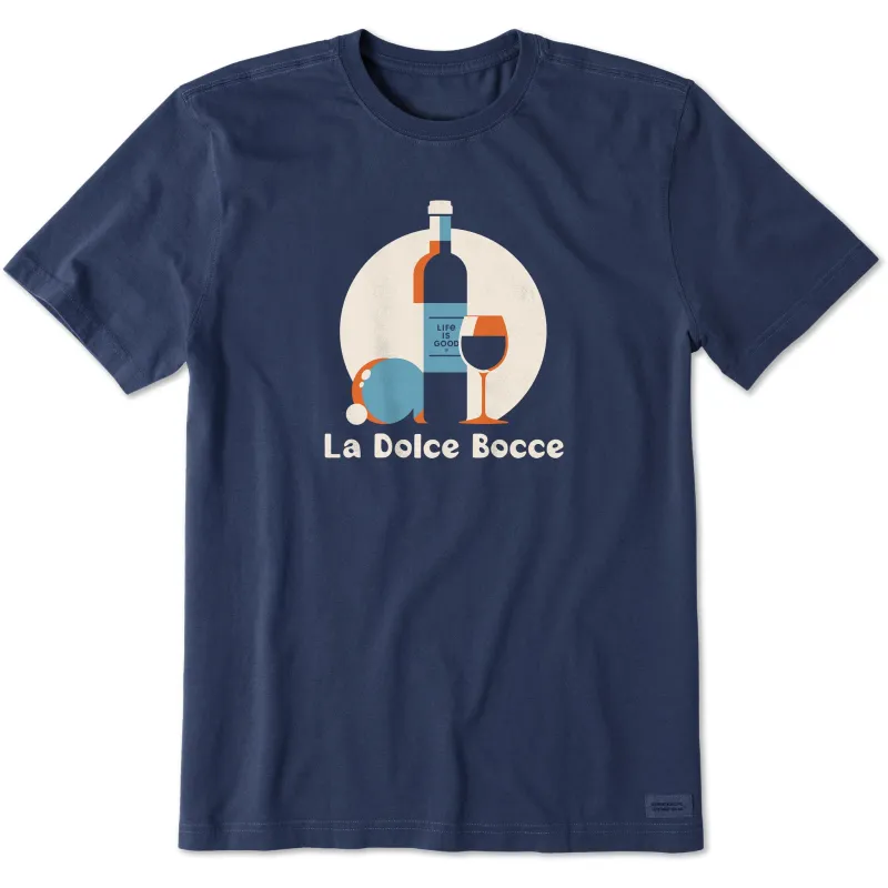 Men's La Dolce Bocce Short Sleeve Tee sold by Life is Good