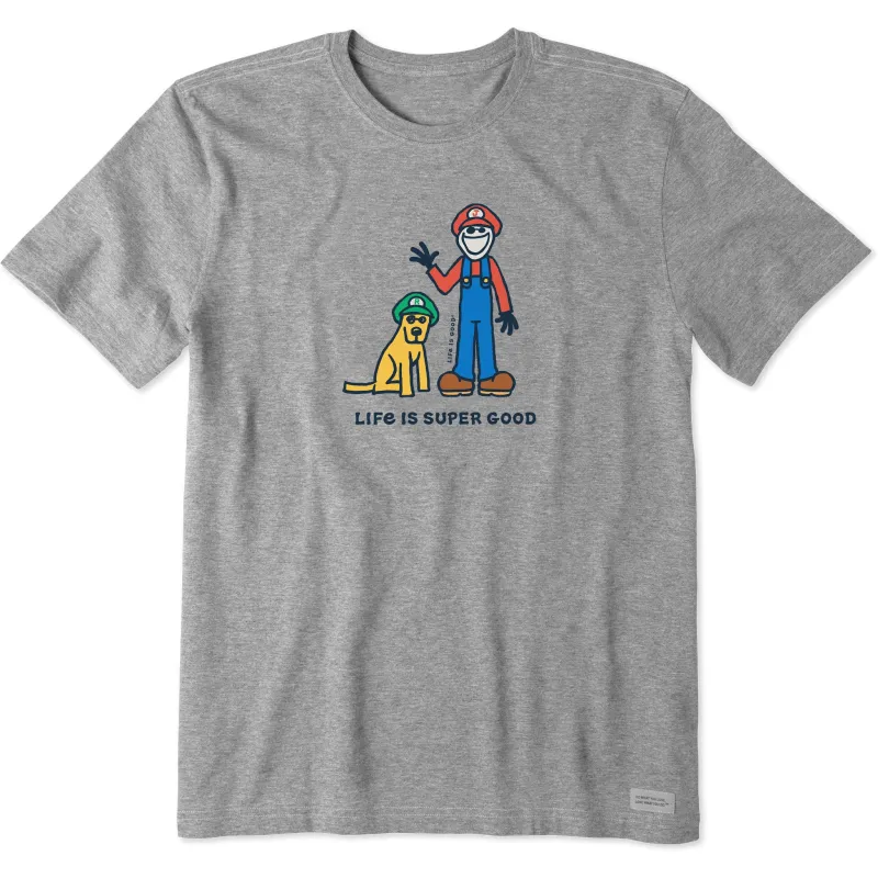 Men's Life is Super Good Short Sleeve Tee sold by Life is Good